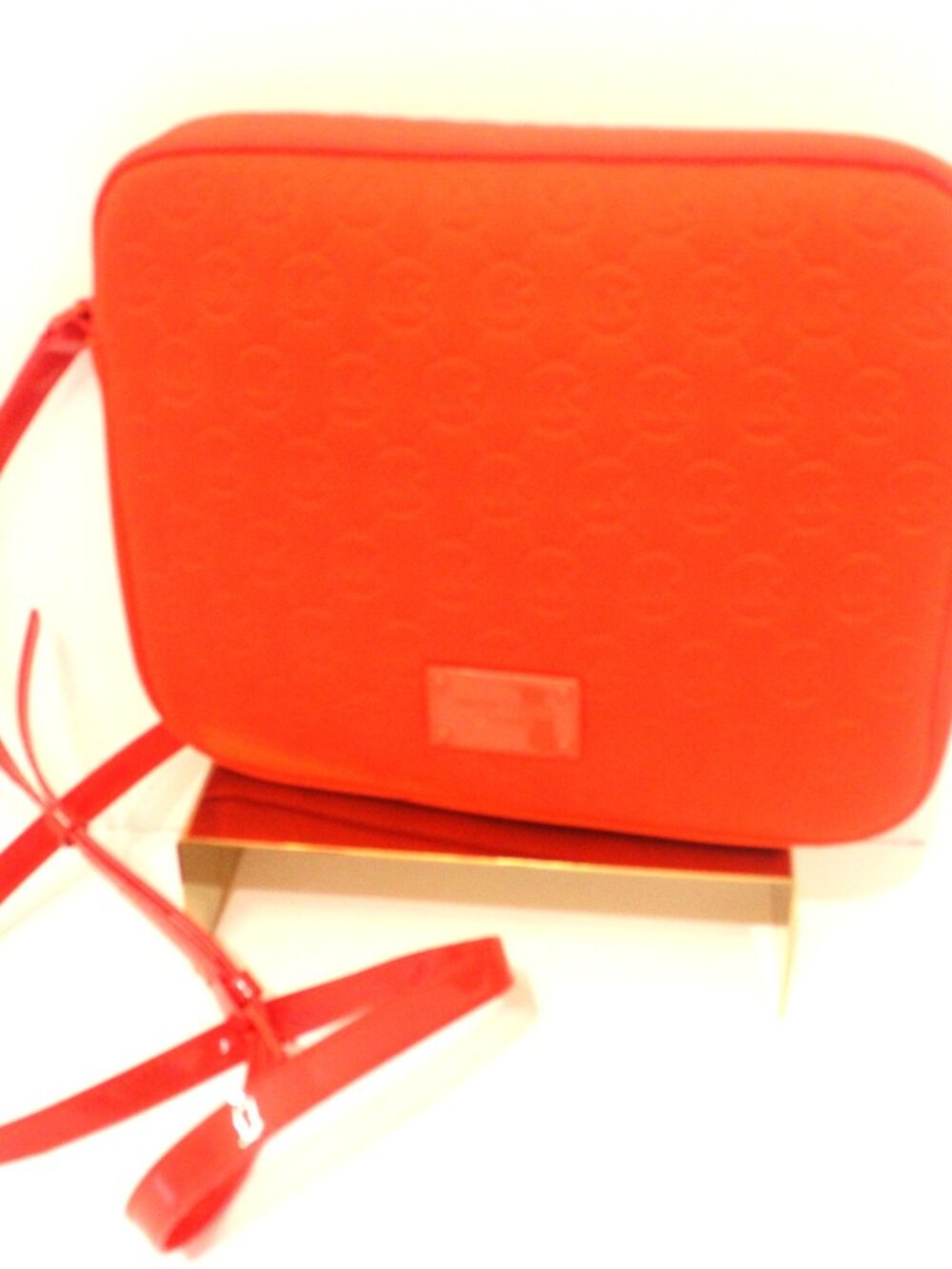 Michael Kors, Orange iPad Crossbody Case, Fits up to iPad 12.9